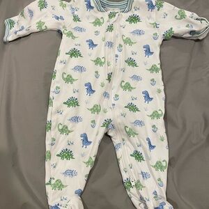 Kissy Kissy Dino Adventure Footie - White, Blue, Green